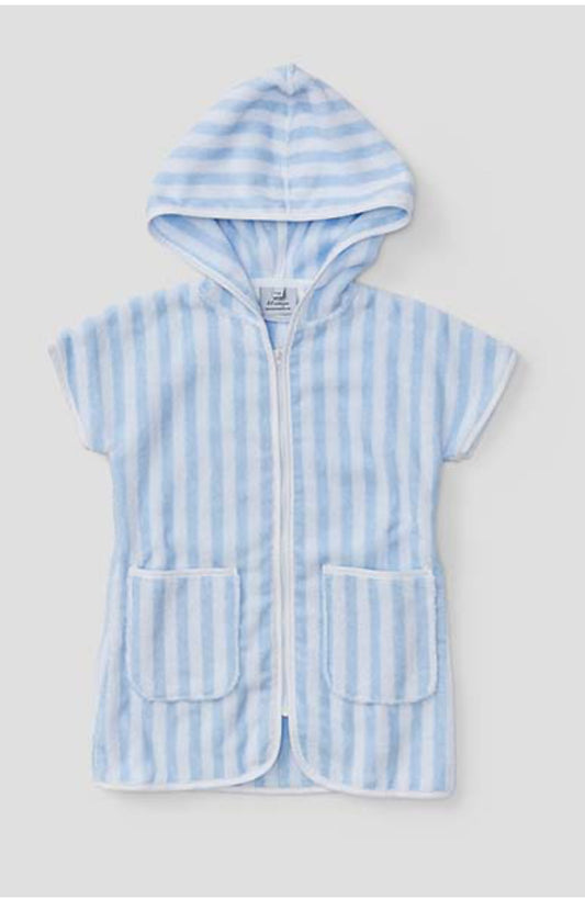 Kids’ Cover Up - Light Blue Stripe