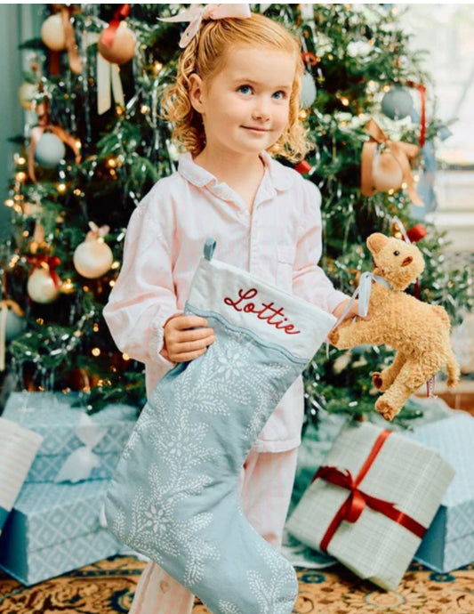 Meredith Ellis x Weezie Stocking - Swedish Blue