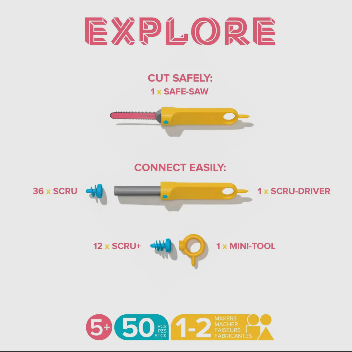 Explore Cardboard Construction Set