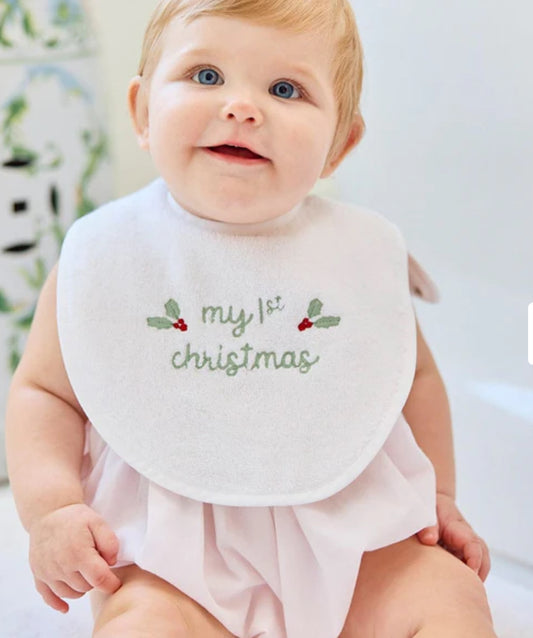 My First Christmas Bib