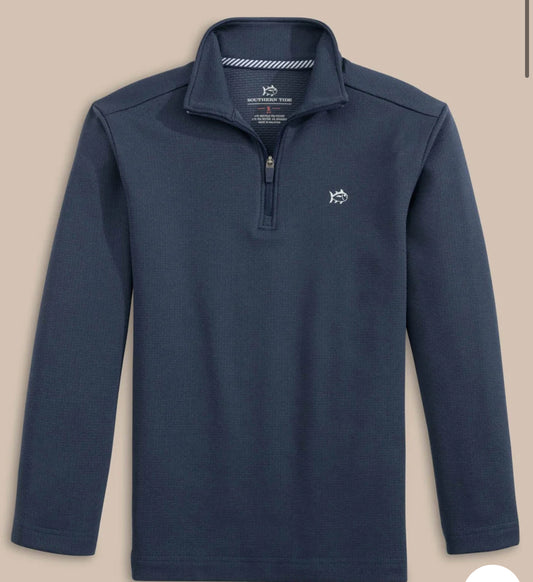 Schooner Quarter Zip -Navy
