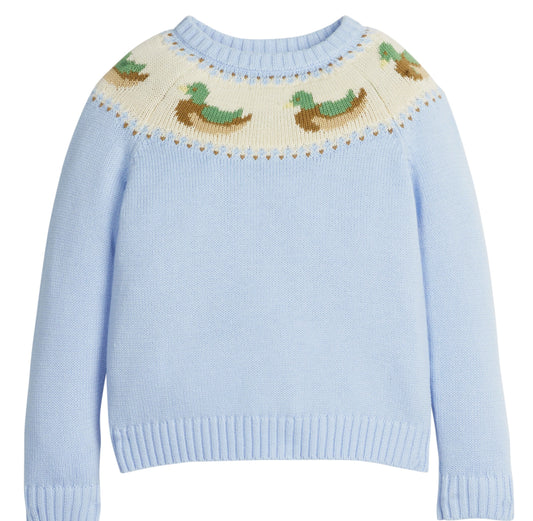 Fair Isle Sweater - Mallard