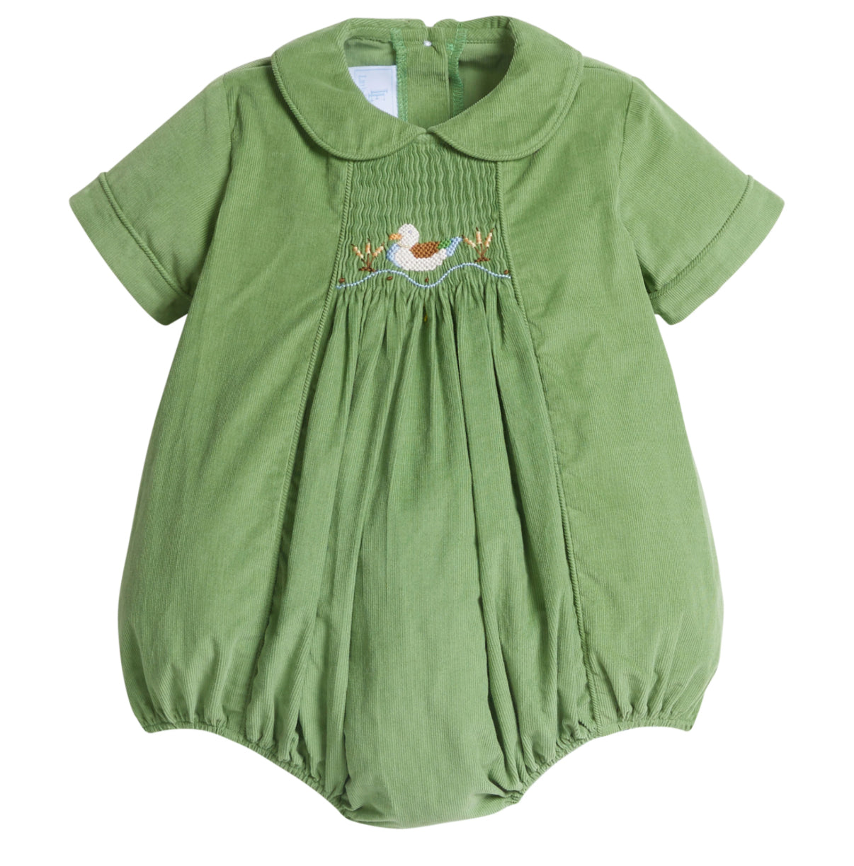 Chest Smocked Bubble - Mallard