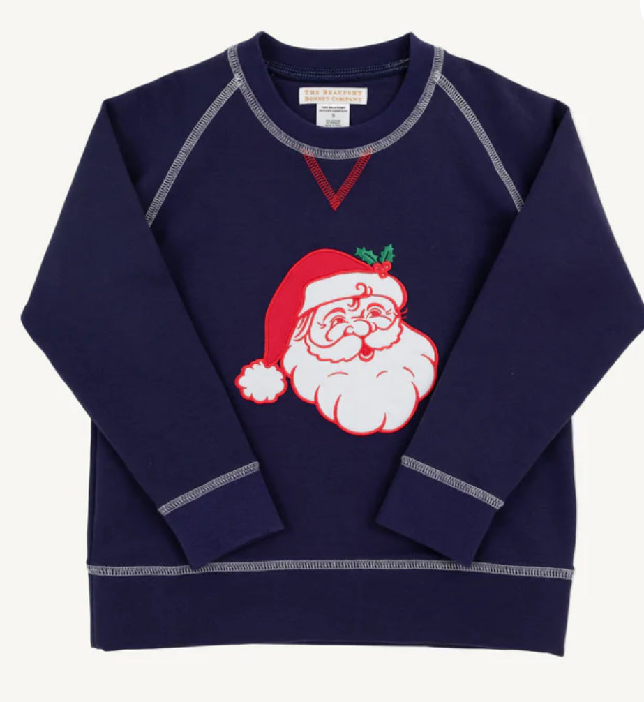 Cassidy Comfy Crewneck - Santa