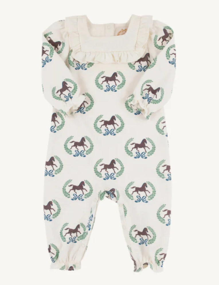 Darla Day Romper - Highland Horses