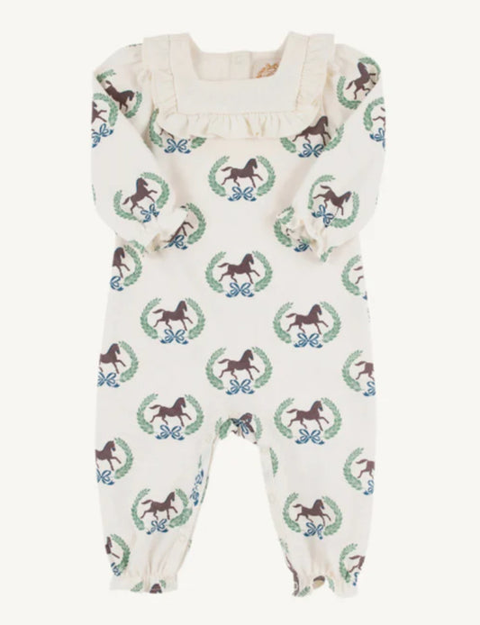 Darla Day Romper - Highland Horses