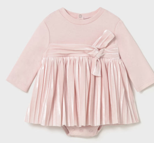 Newborn Girl Gathered Dress