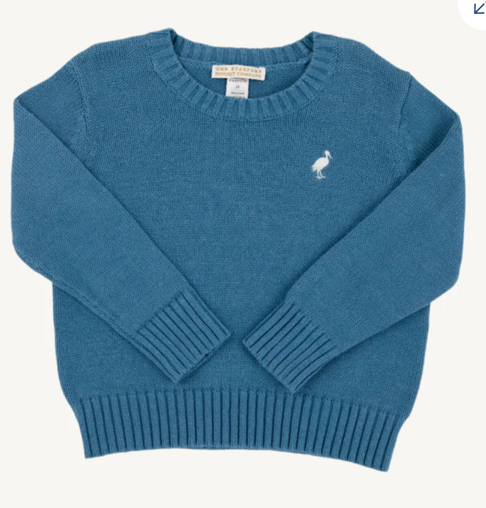 Isaac’s Sweater - Barn Blue