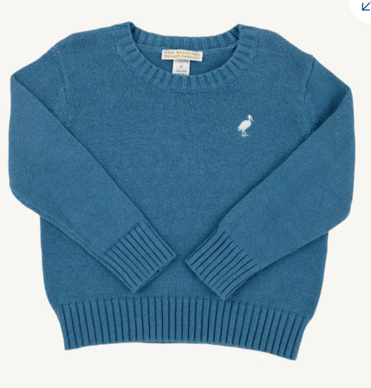 Isaac’s Sweater - Barn Blue