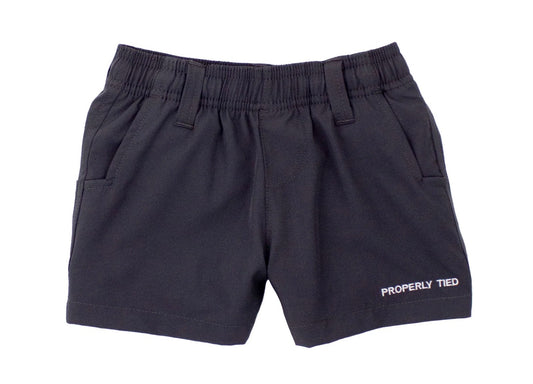 Boys Pintail Short Charcoal
