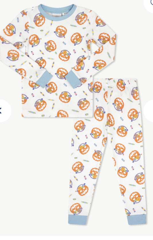 Sweet Pea PJ Set - Boo to you Blue