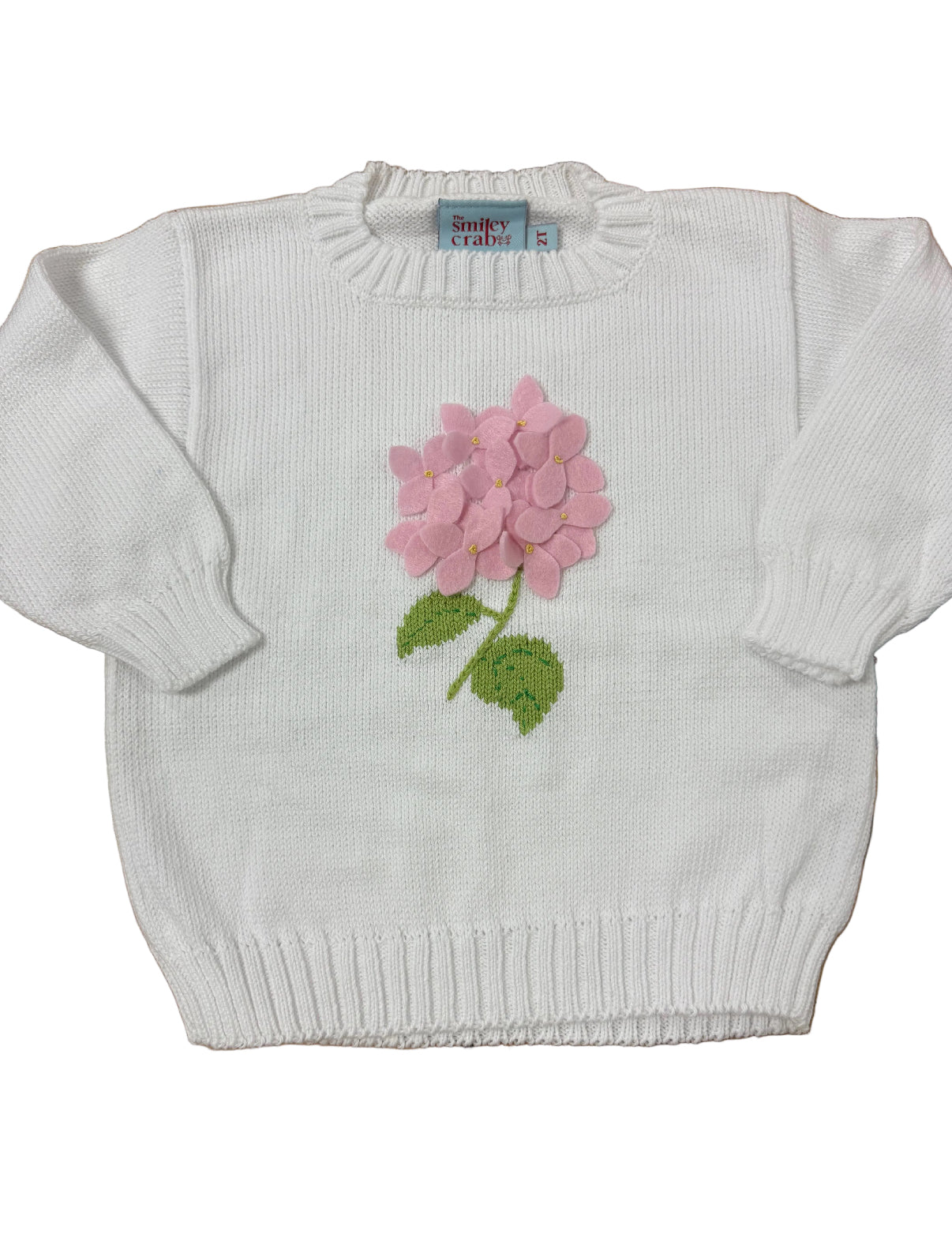 Hydrangea White Sweater