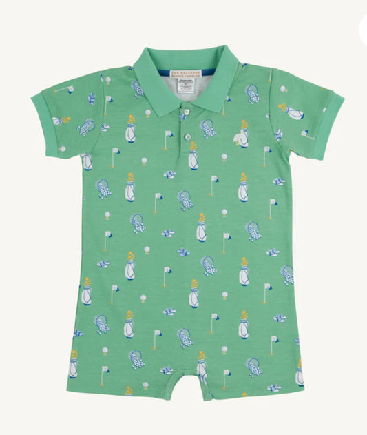 Sir Proper's Romper - Clubhouse Couture (Wood Boat Blue)