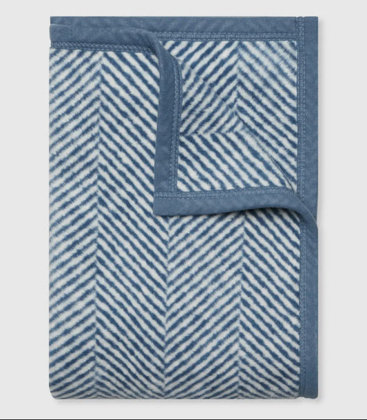 Harborview Herringbone Midi - blue