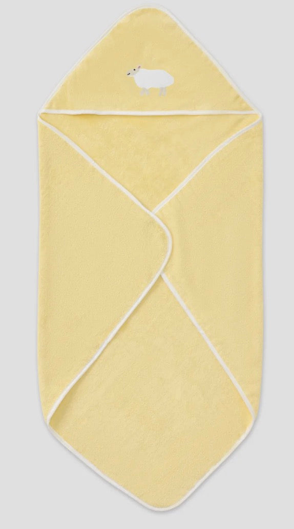 Baby Hooded Towel - Lamb