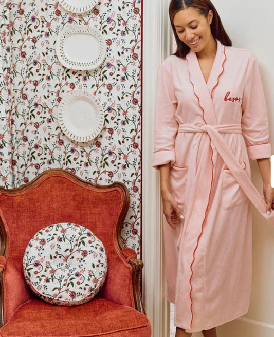 Women's Long Scallop Lightweight Robe
