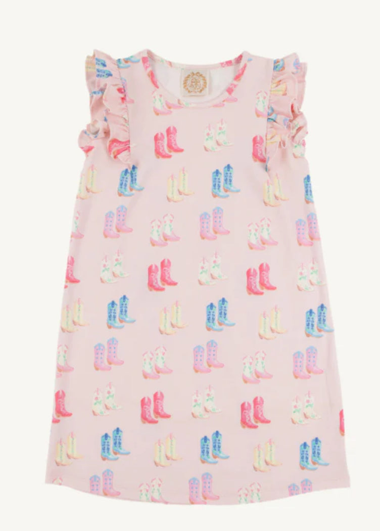 Ruehling Ruffle Dress -cute to boot