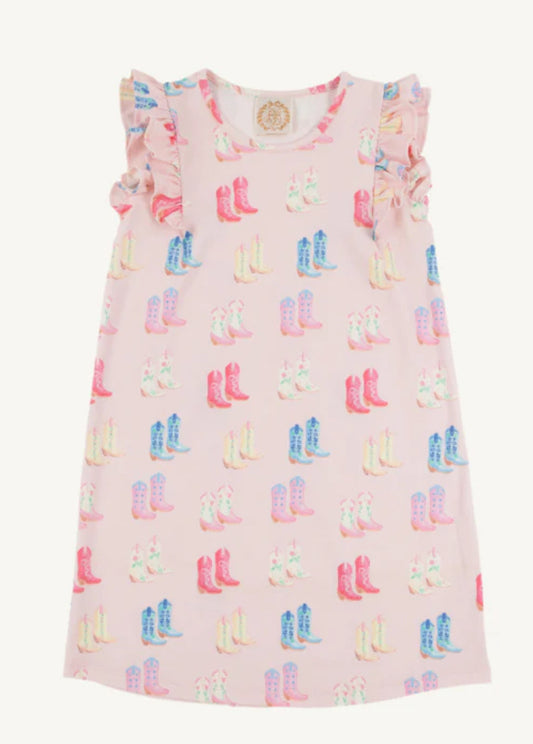 Ruehling Ruffle Dress -cute to boot