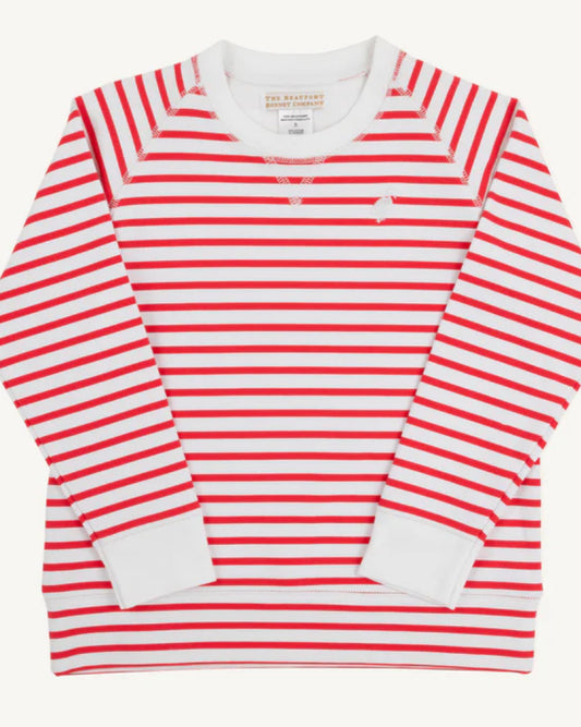 Cassidy Crewneck Red Stripe