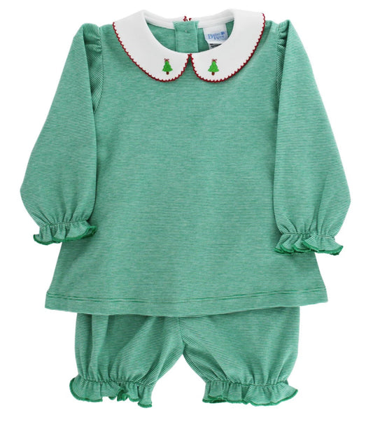 Christmas Trees - Girls Bloomer Set