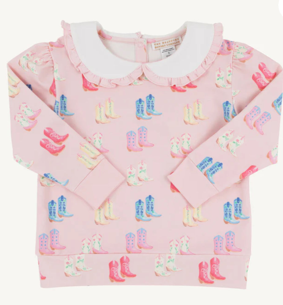 Maude's Ruffle Cassidy Comfy Crewneck