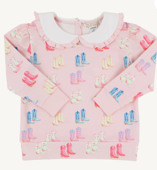 Maude's Ruffle Cassidy Comfy Crewneck