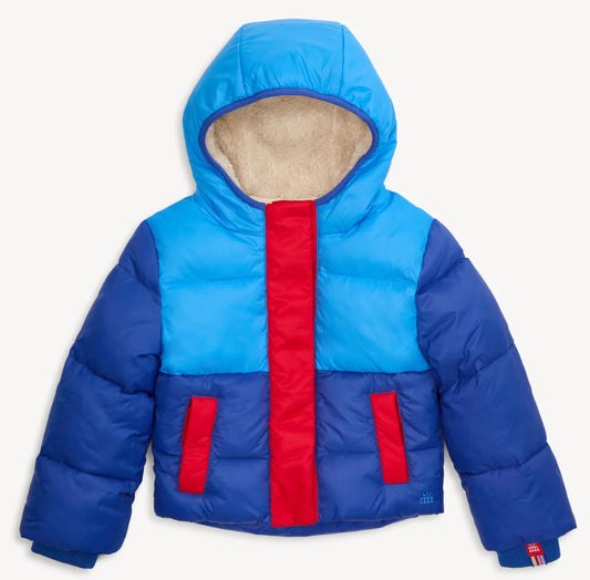 Magnetic Puffer Parka - Storm Blue