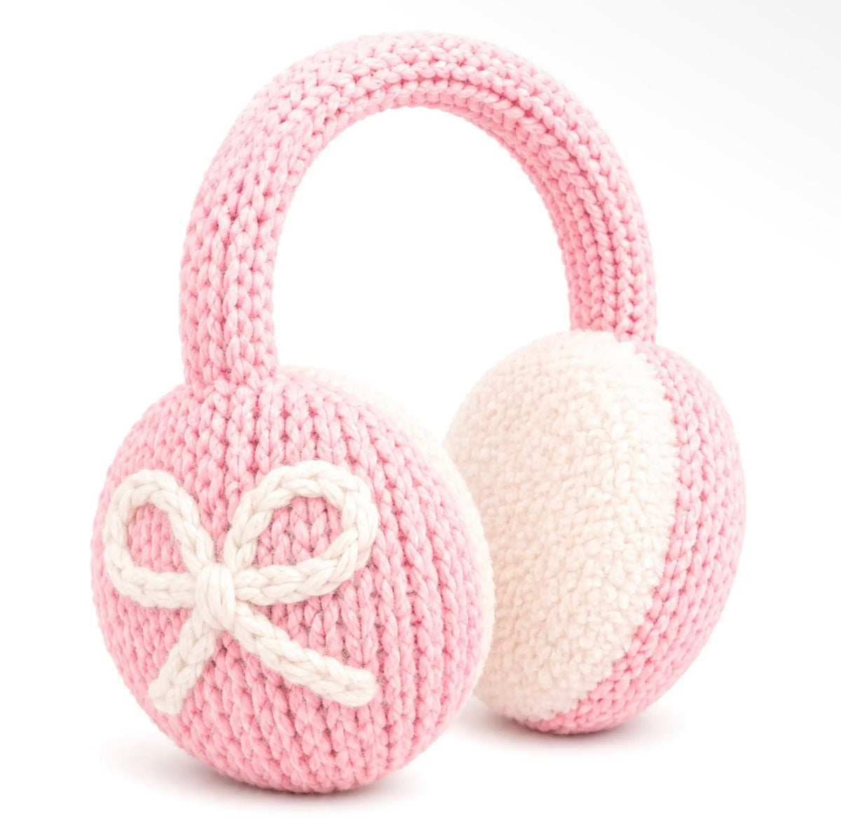 Bows Knit Earmuffs