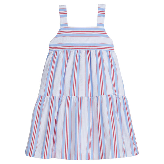 Georgia Dress - Americana Stripe
