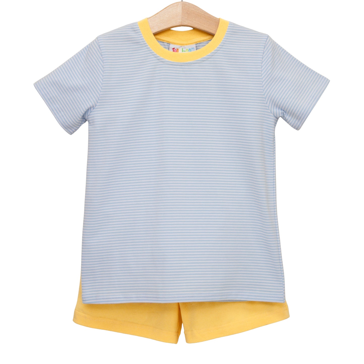 ** PRE-ORDER ** Graham Short Set- Light Blue Stripe and Yellow