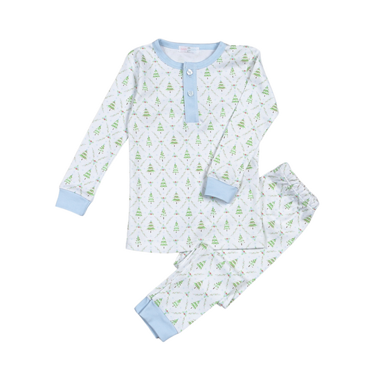 Holly Night Pima Two Pcs Loungewear - Boy