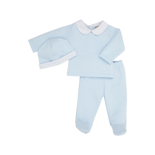 Hart's Hold Me Set (Pima Jacquard) - Blue