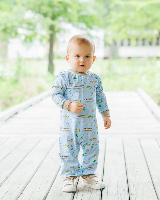 **PRE-ORDER** Hook and Tackle Thomas Romper