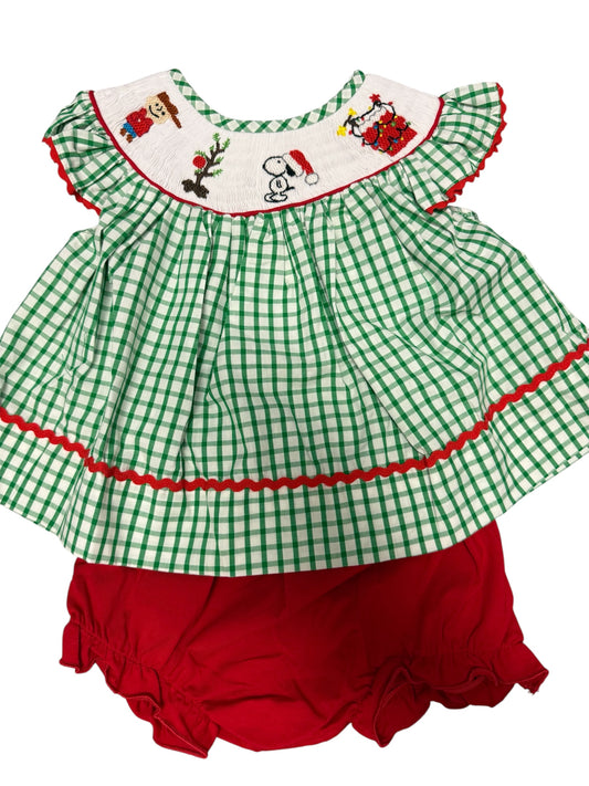 Christmas Friends Bloomer Set