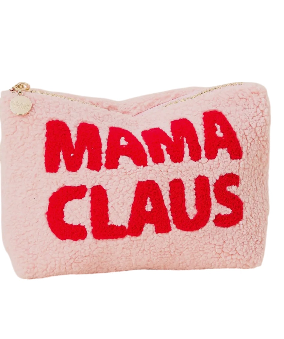 Teddy Pouch - Mama Claus