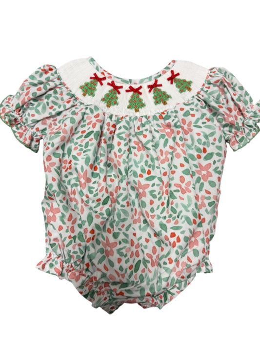 Smocked Christmas Tree Bubble