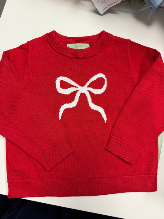 Red Bow Sweater