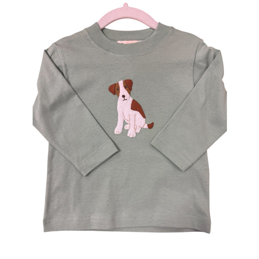 Sage Green Dog LS Shirt