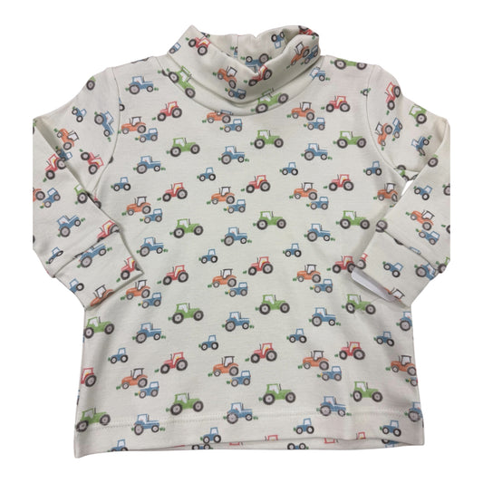 Green Tractor Pima Cotton Turtleneck
