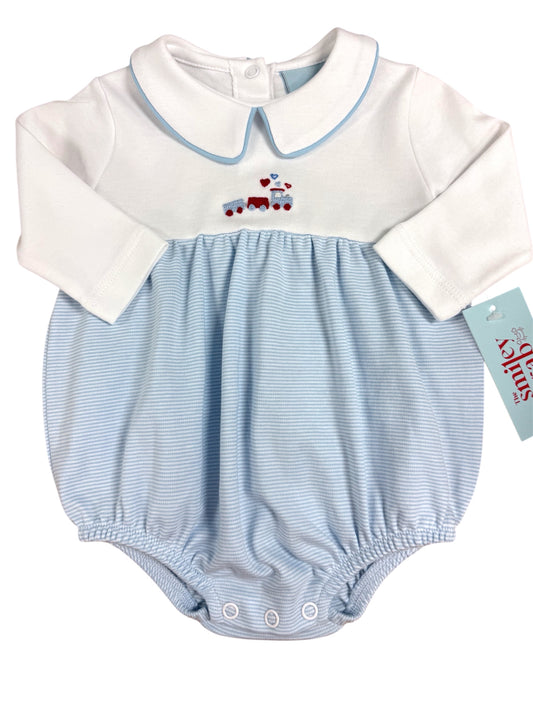 Valentine Blue Train Bubble