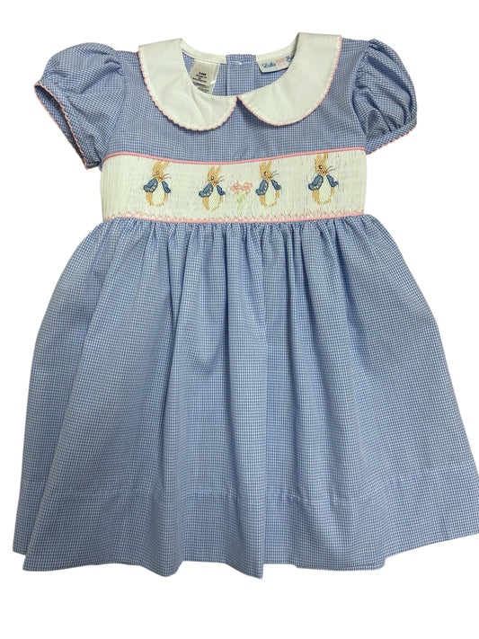 Smocked Peter Rabbit Girl Dress