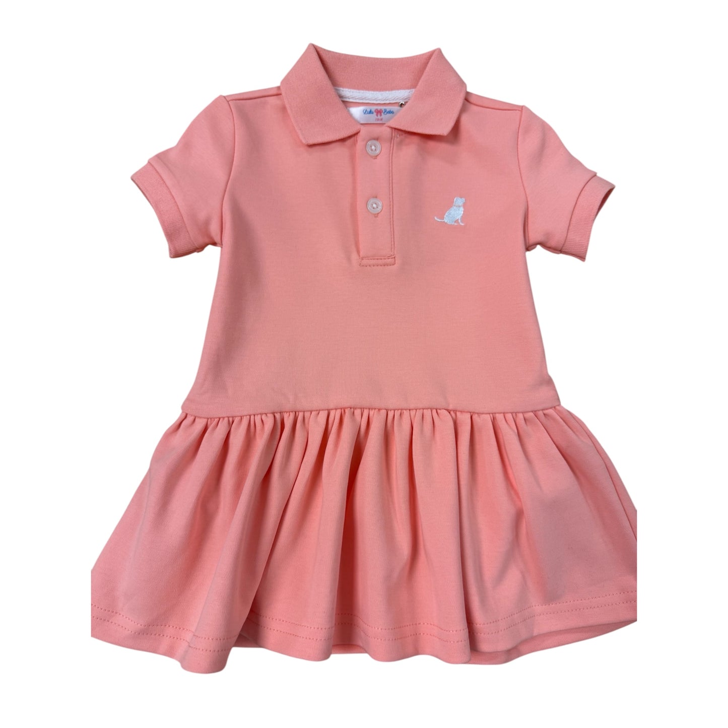 Peach Polo Dress