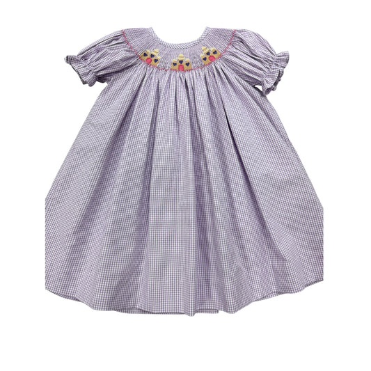Sandcastle Bishop Smocked Dress