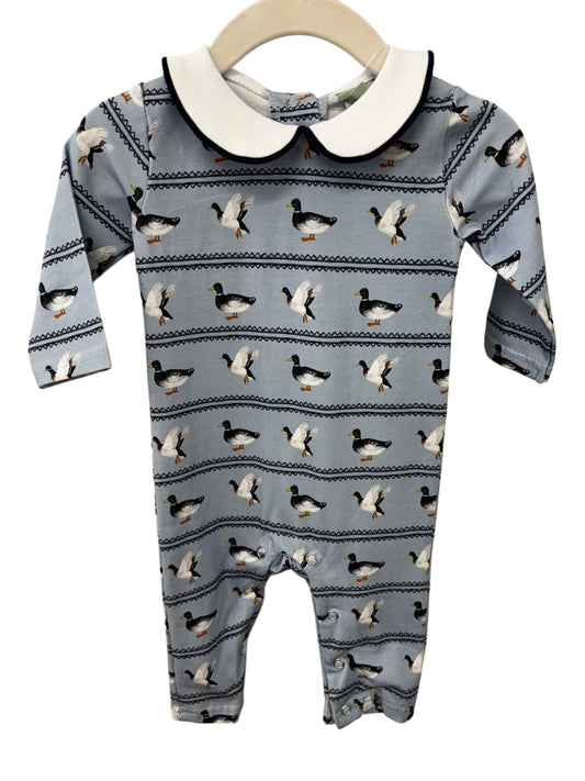 Duck Romper Blue
