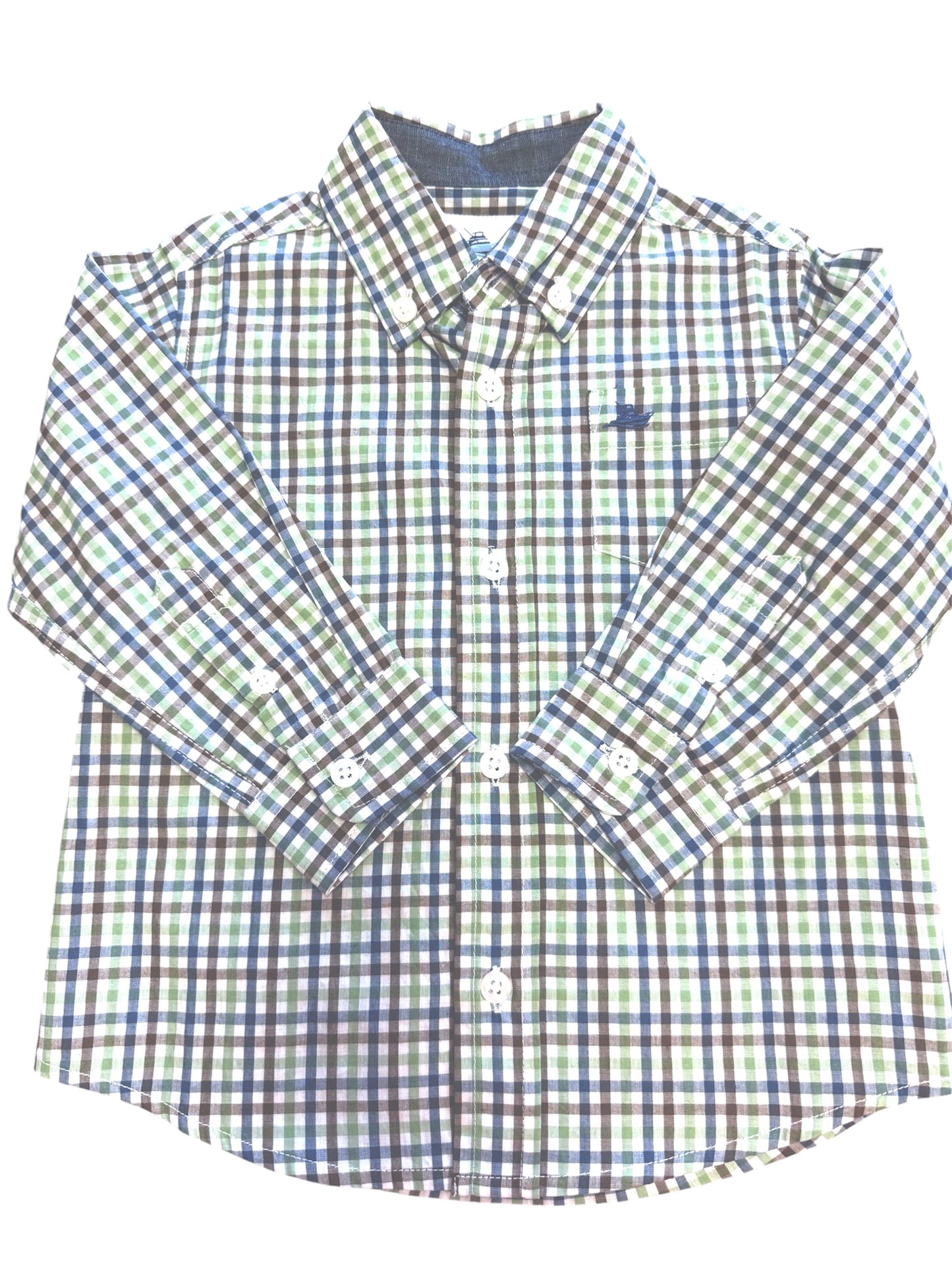Brown/Green Plaid Shirt