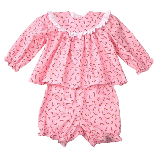 Candy Cane Bloomer Set