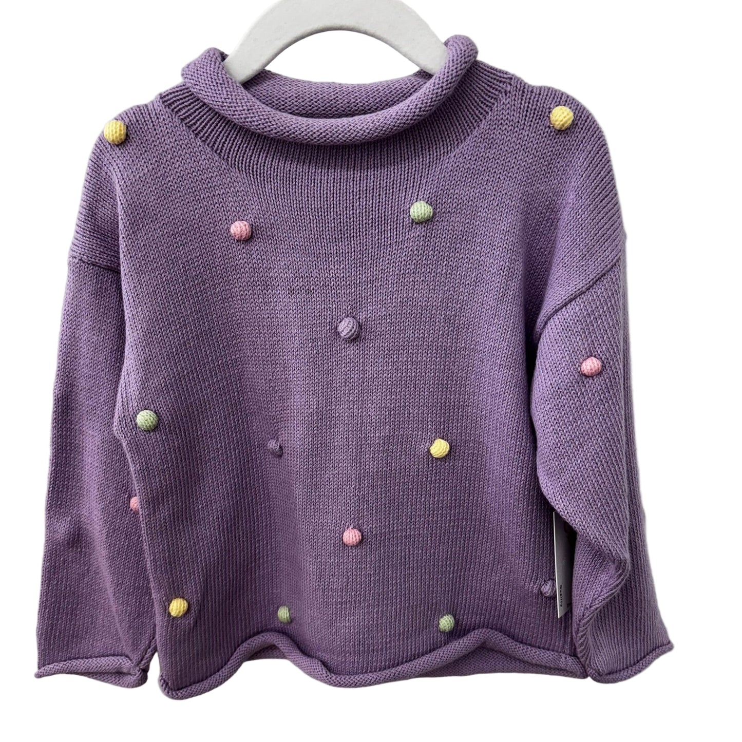 Pom Pom Roll Neck Sweater