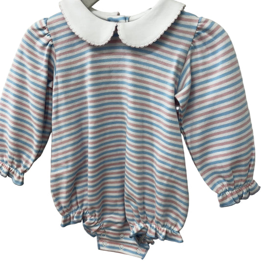 Pastel Striped Long Sleeve Bubble