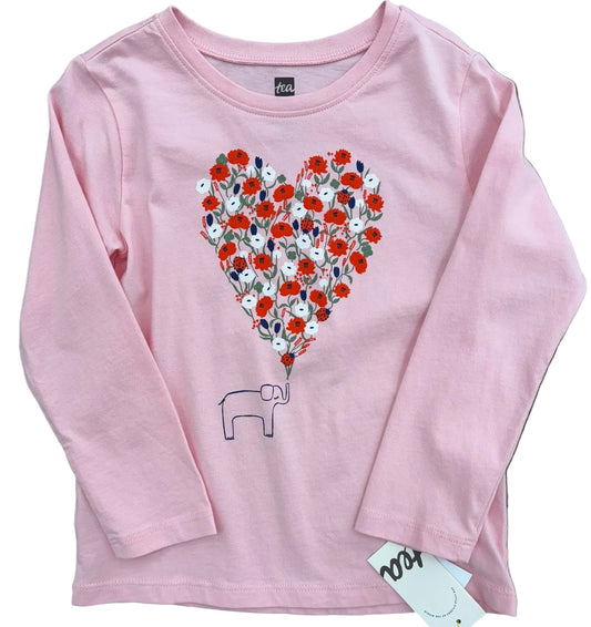 Elephant Heart Bouquet LS Shirt