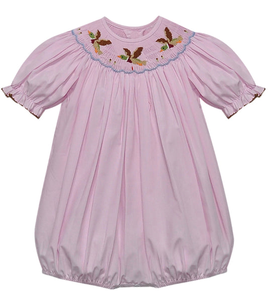 Georgette Girl Bubble - Pink Mallards